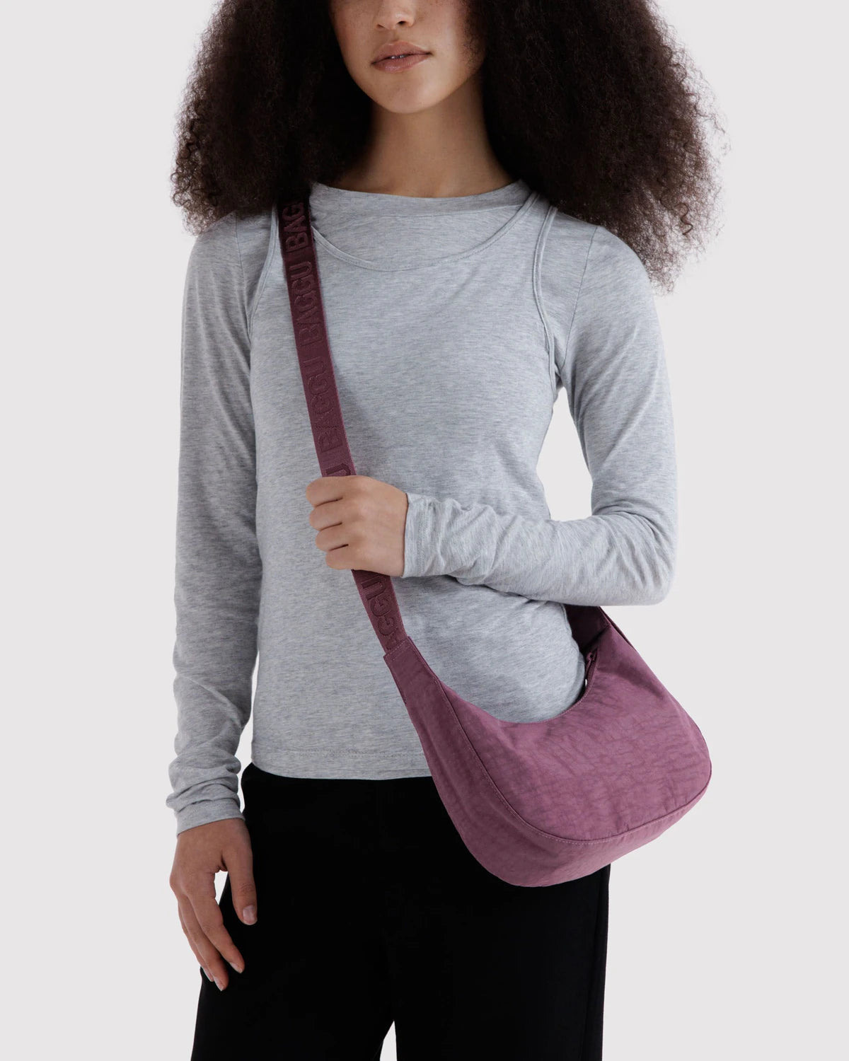 Wild Plum Small Crescent Baggu