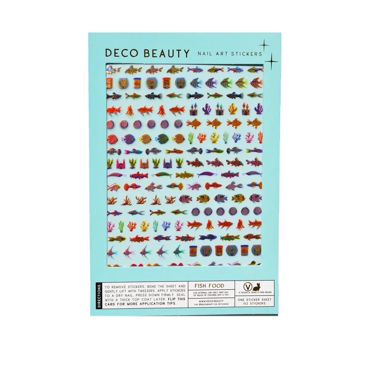 Fish Food Nail Stickers