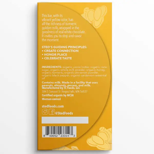 Mini Golden Milk Chocolate Bar
