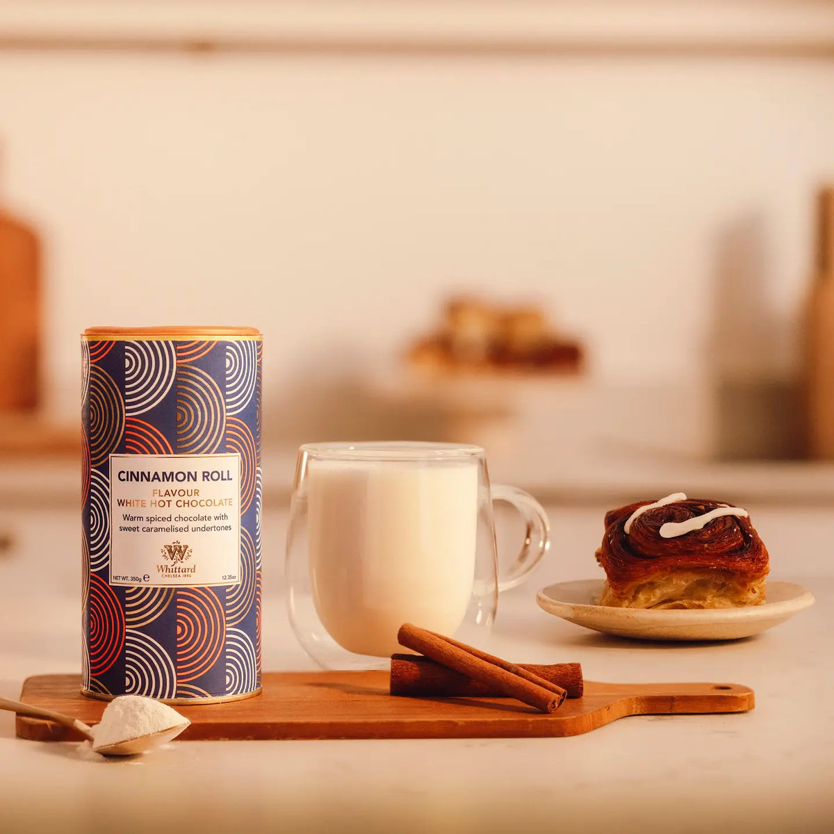 Cinnamon Roll White Hot Chocolate Mix