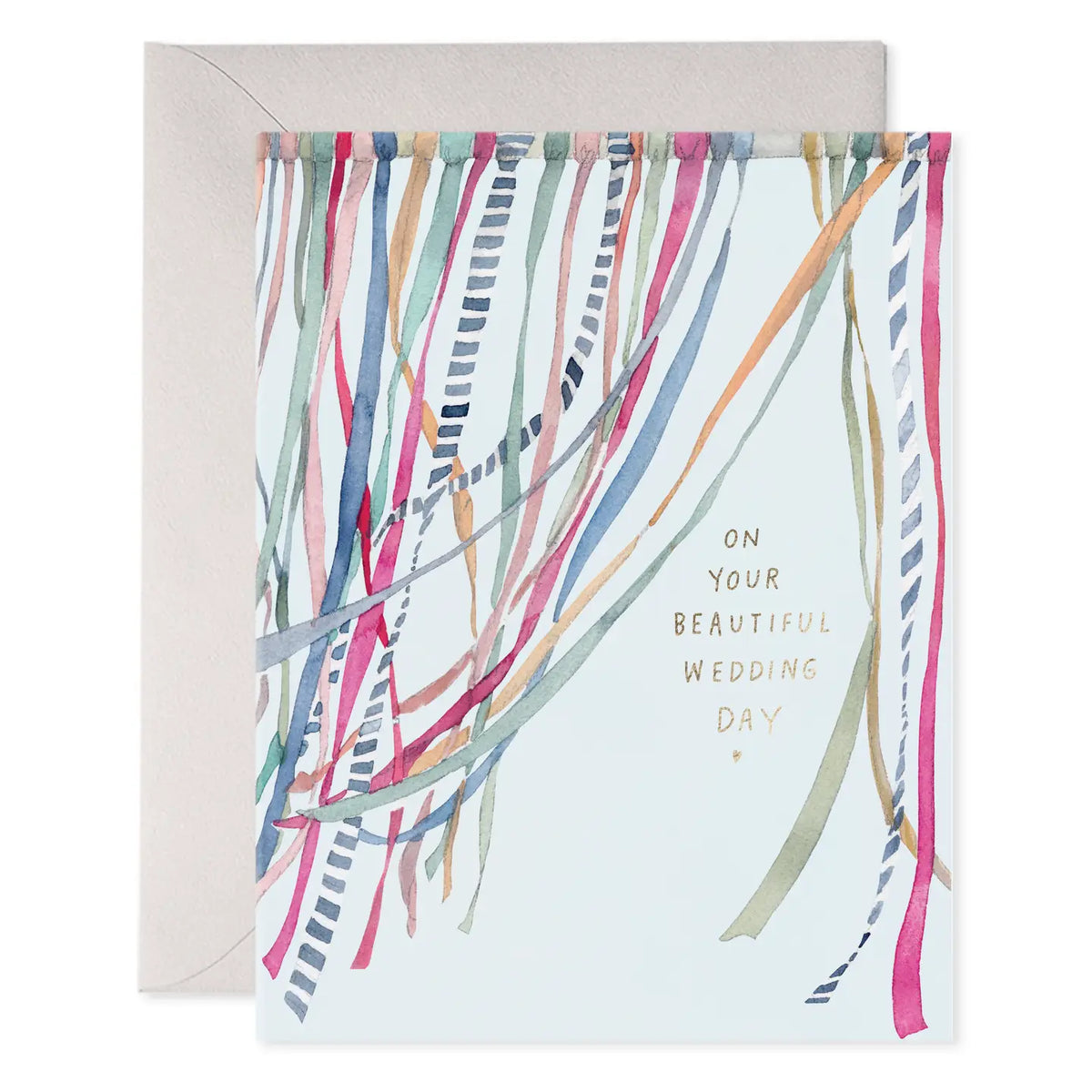Wedding Ribbons Greeting Card
