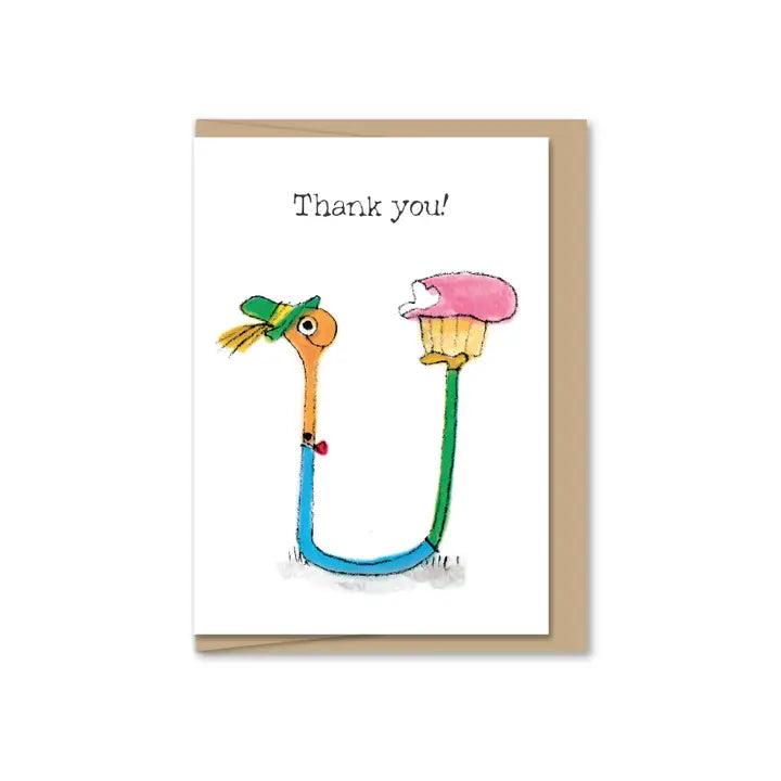 Mini Lowly Thank You Card