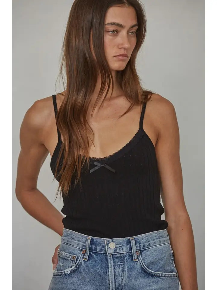 Knit Cami Sweater Top