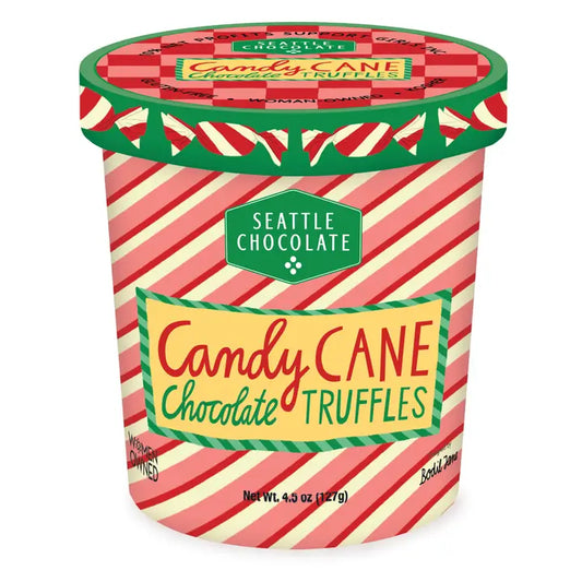 Peppermint Candy Cane Chocolate Truffle Pint