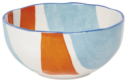 Light Blue Canvas Stamped Bowl