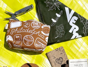 Philly Pins & Patches Zip Pouch