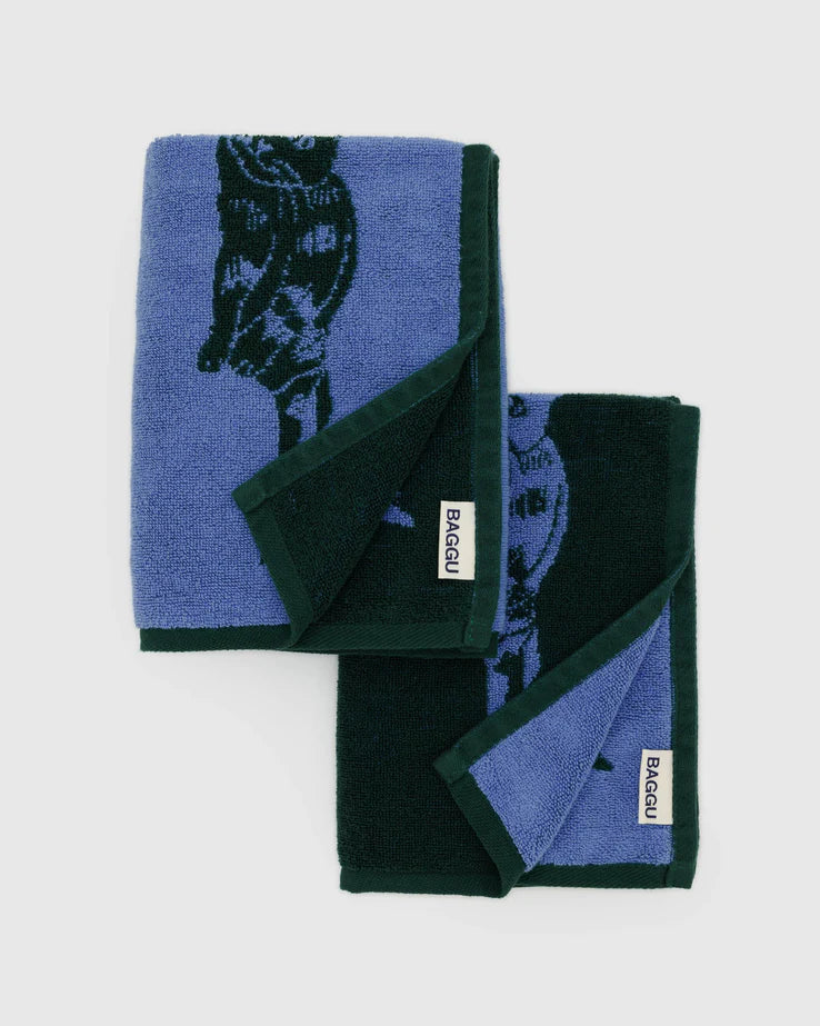 Cats Baggu Hand Towel Set