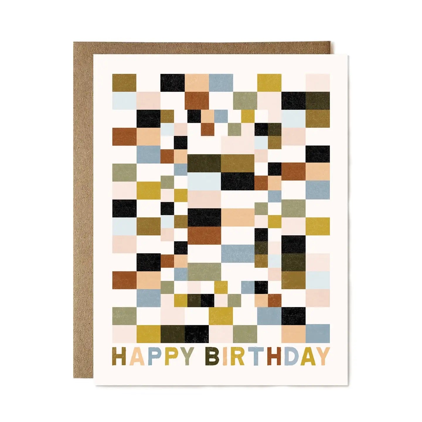 Birthday Checkers Card - Ali's Wagon
