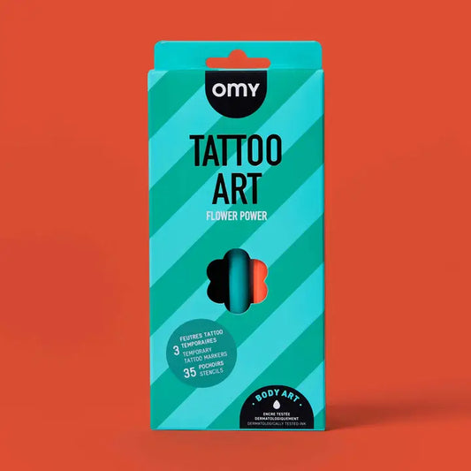 Tattoo Art - Flower Power