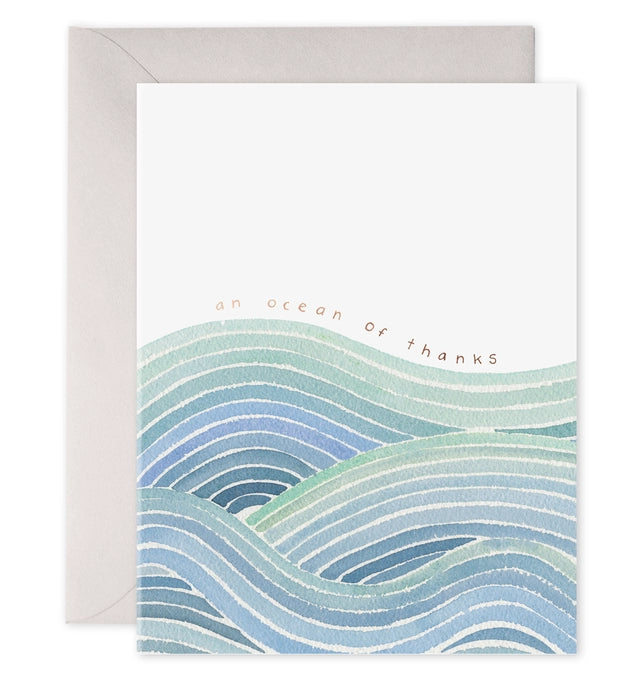 Oceans Thank You Boxed Notecards