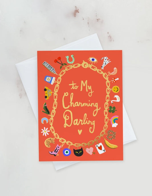 Charming Darling Valentine Card