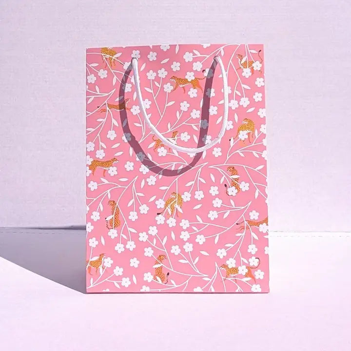 Cheetahs & Cherry Blossoms Gift Bag