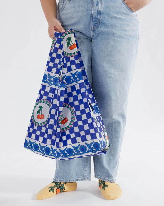 Cherry Tile Baggu Reusable Bag