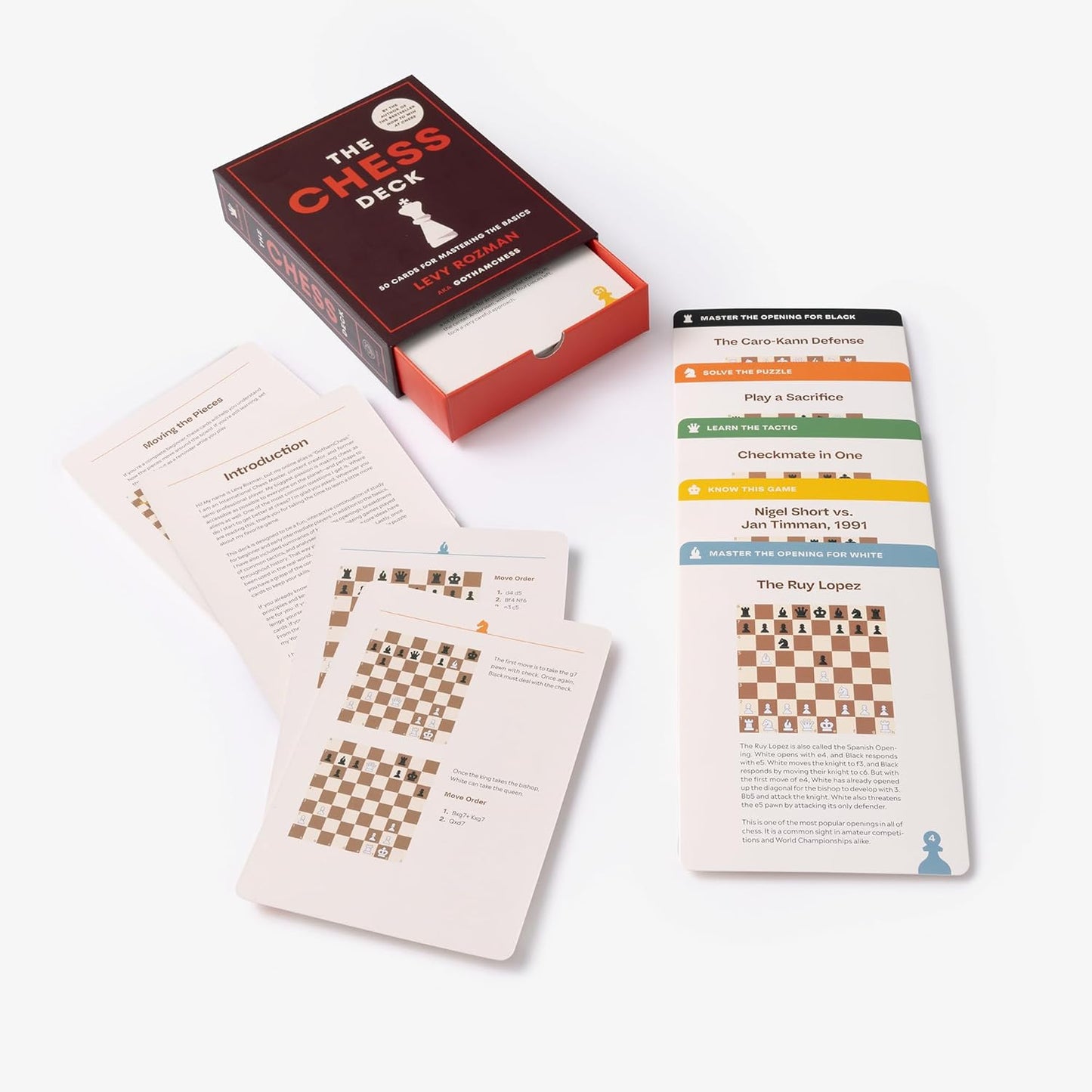 The Chess Deck: 50 Cards for Mastering the Basics