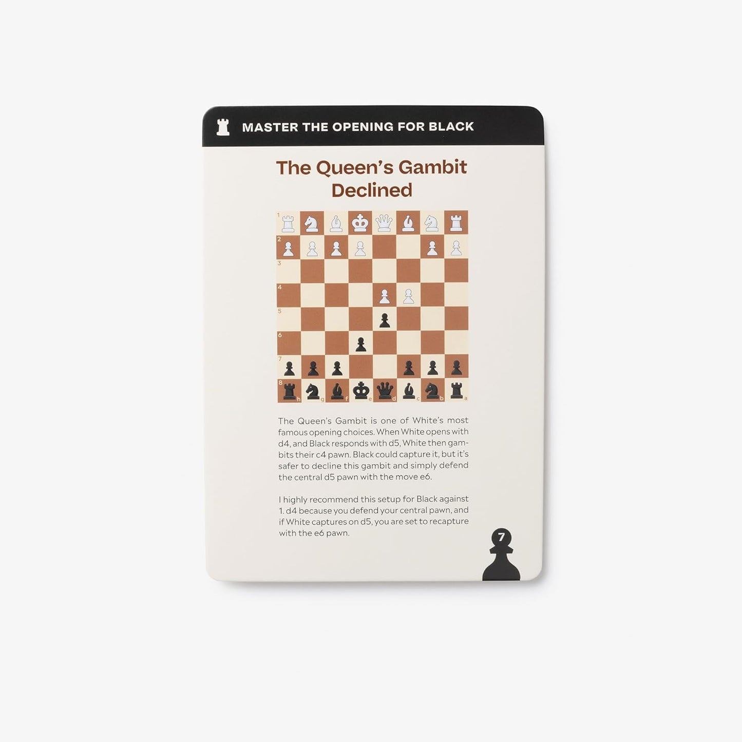 The Chess Deck: 50 Cards for Mastering the Basics