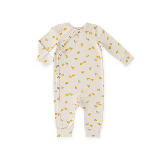 Cheerful Chick Kimono Romper