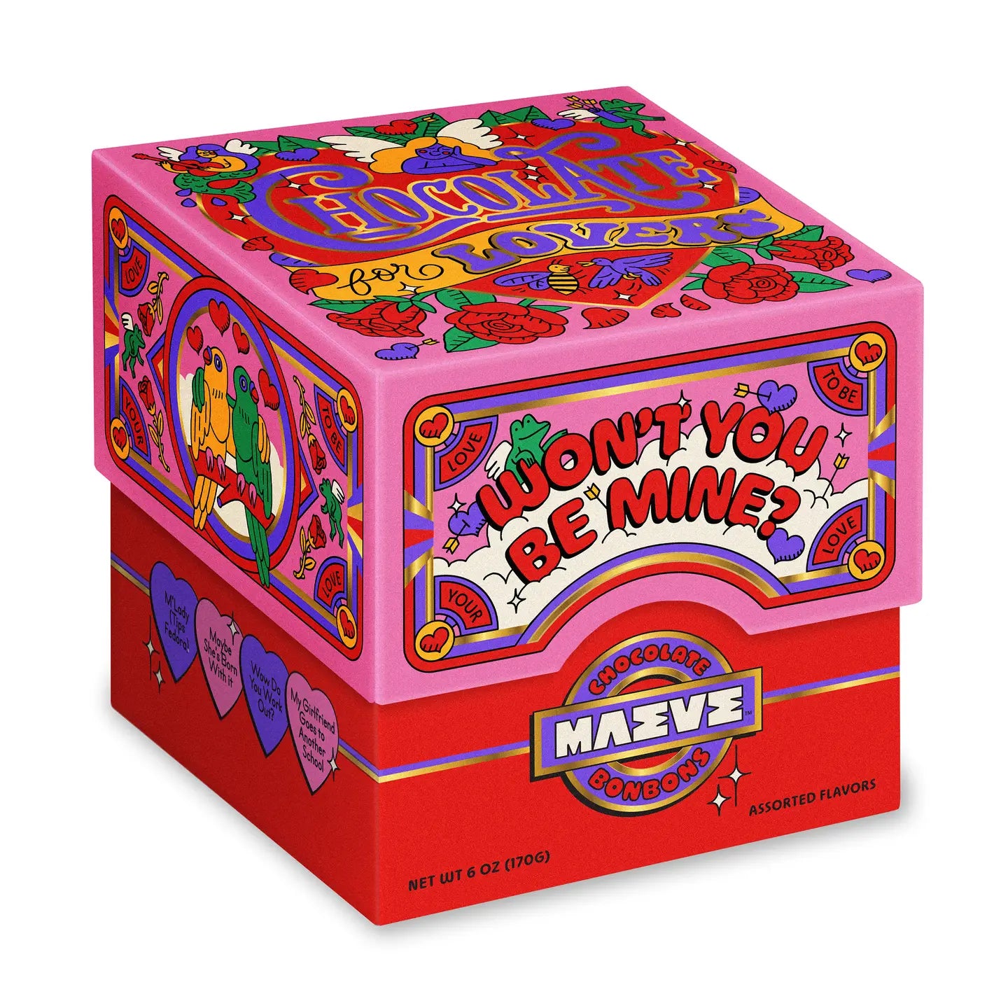 Valentine's Chocolate For Lovers Bonbon Box