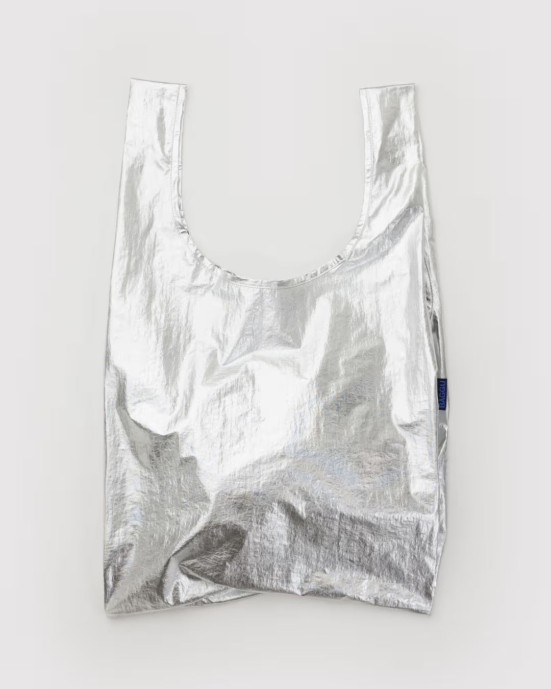 Chrome Metallic Baggu Reusable Bag