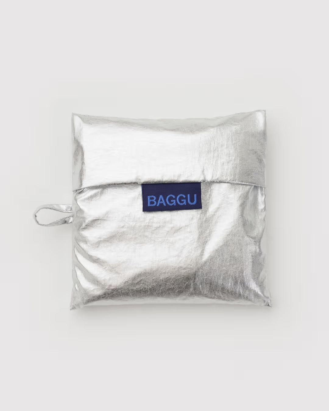 Chrome Metallic Baggu Reusable Bag