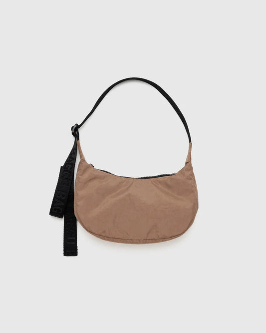 Small Cocoa Crescent Baggu