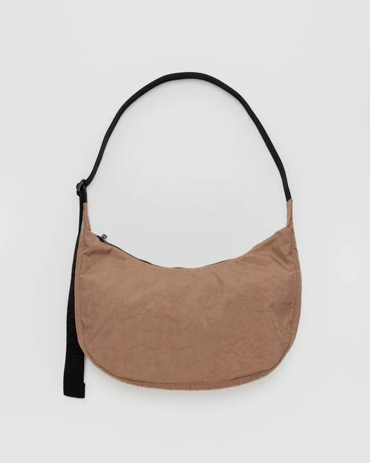 Medium Cocoa Crescent Baggu