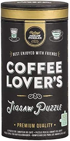 Coffee Lover's 500 Piece Canister Jigsaw Puzzle