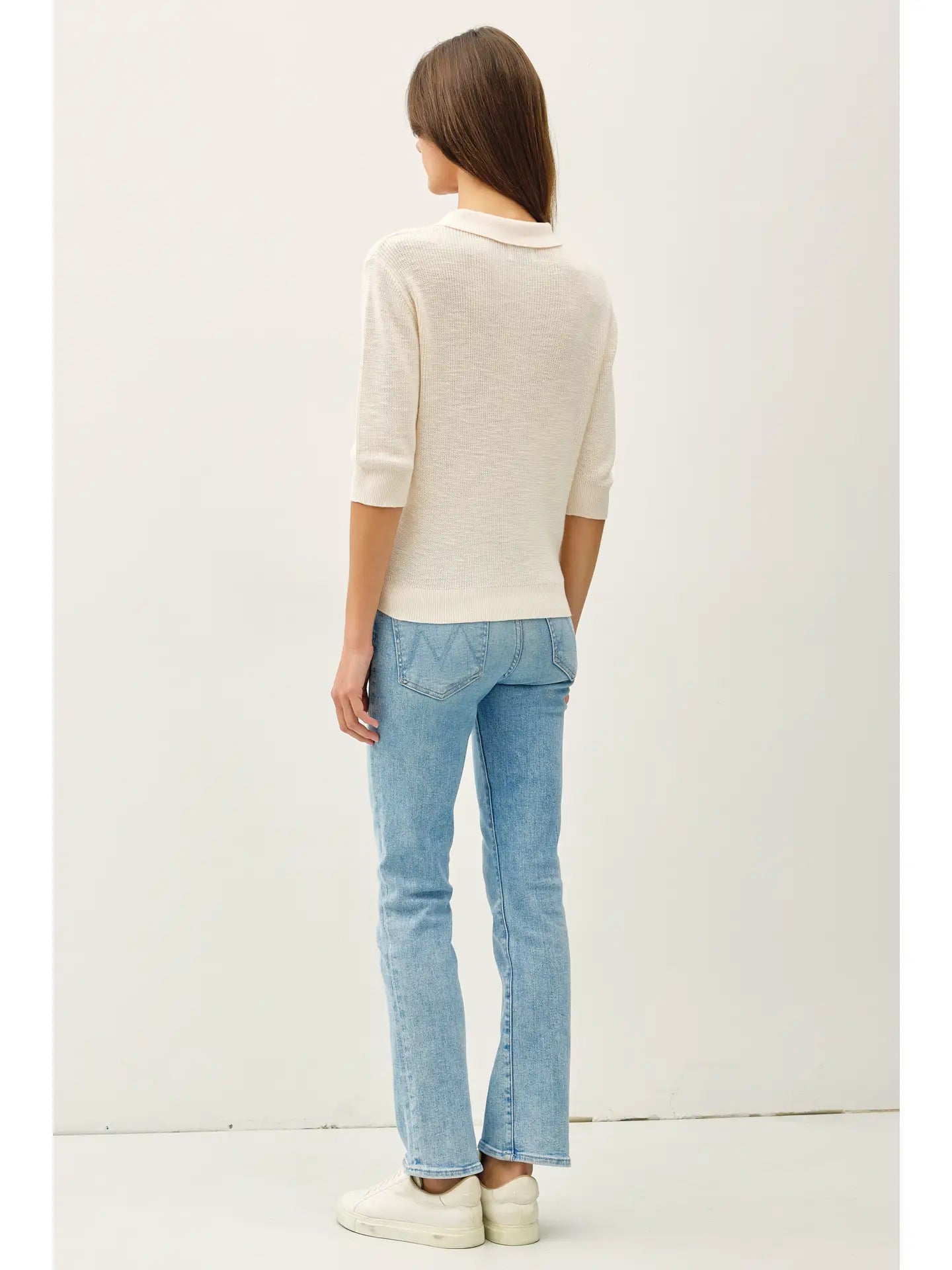 Collared Henley Sweater