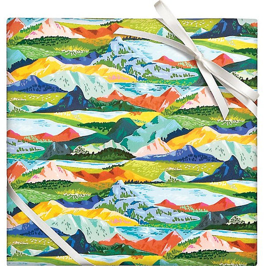 Colorful Mountains Wrapping Paper