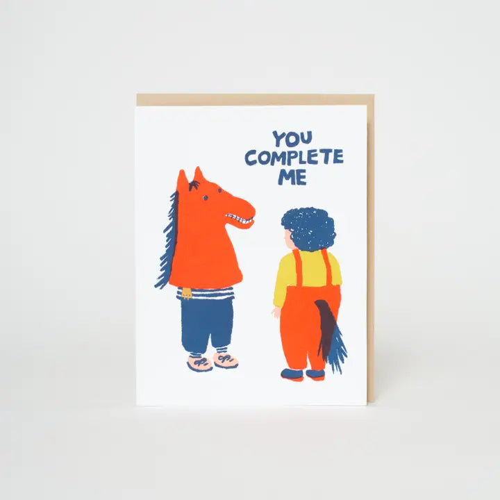 You Complete Me Card