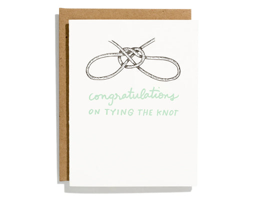 Congrats on Tying the Knot Card