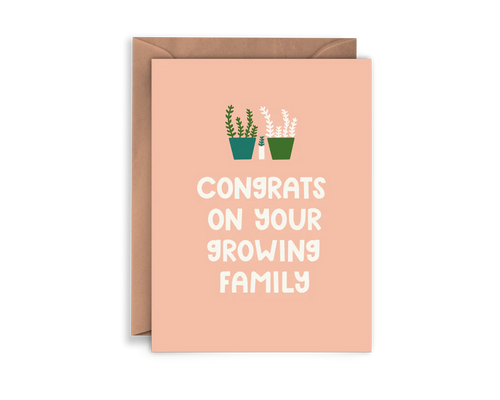 Congrats on Your Growing Family Card