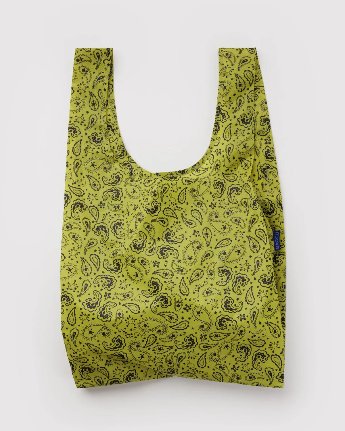 Chartreuse Paisley Reusable Bag
