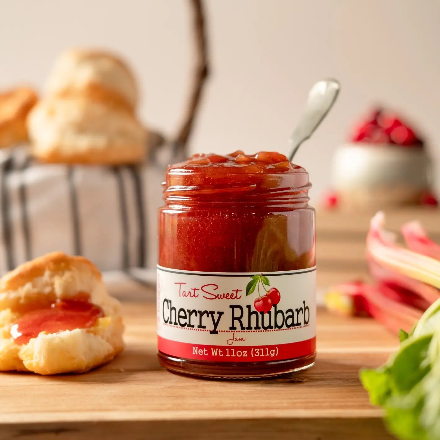 Cherry Rhubarb Jam