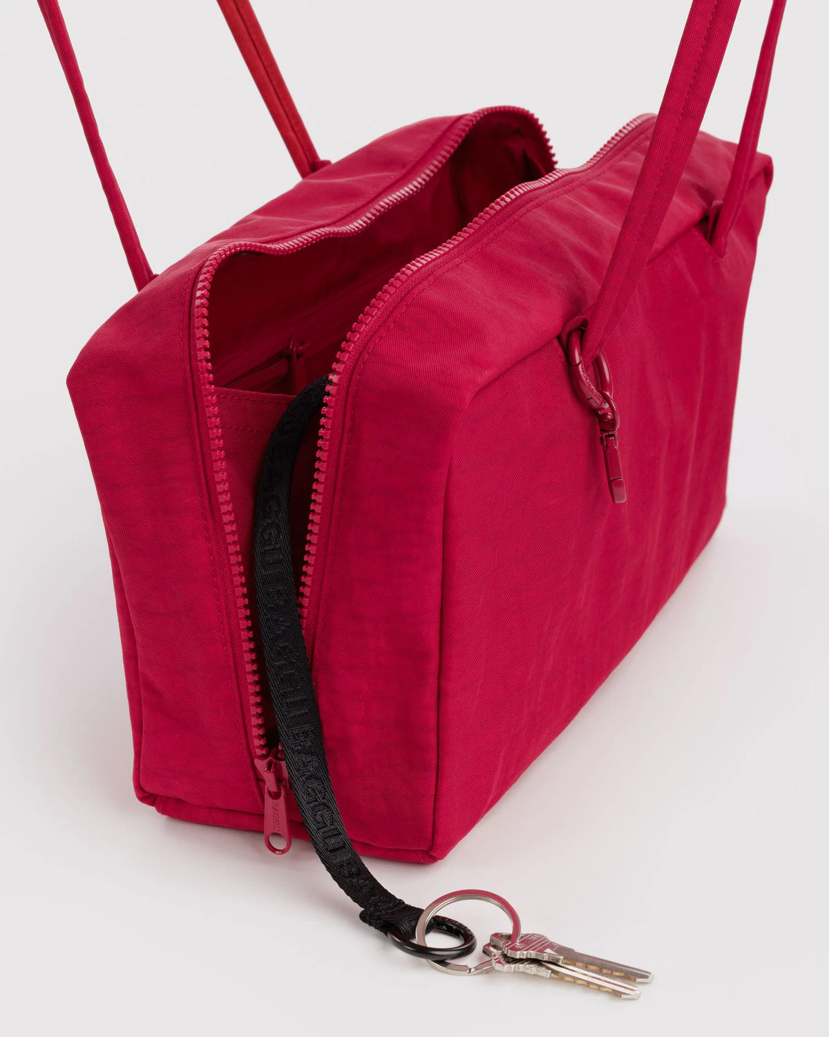 Cherry Nylon Bowler Baggu