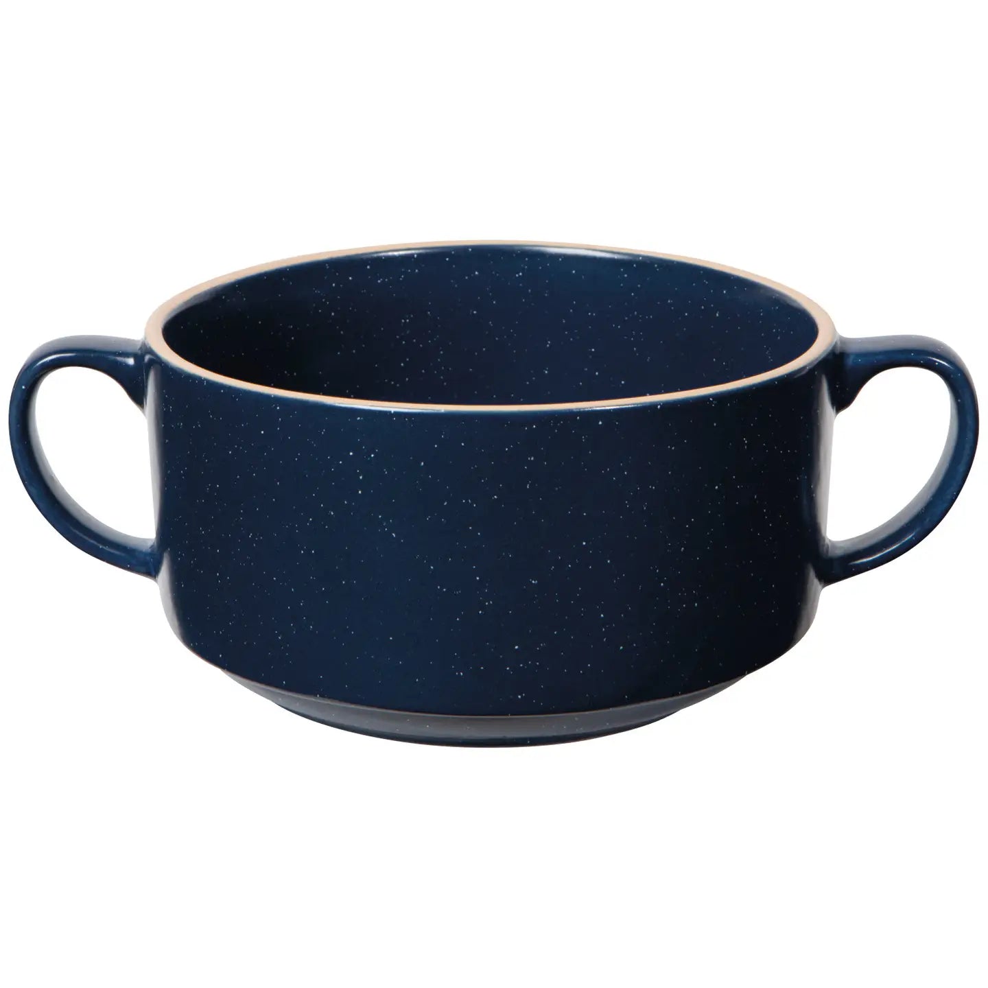Navy Soup Bowl