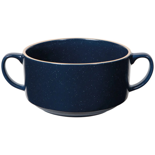 Navy Soup Bowl
