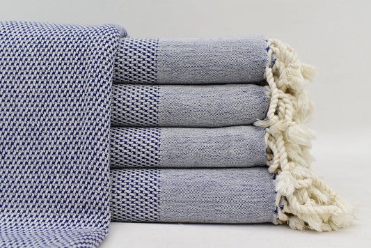 Navy Turkish Bath Towel