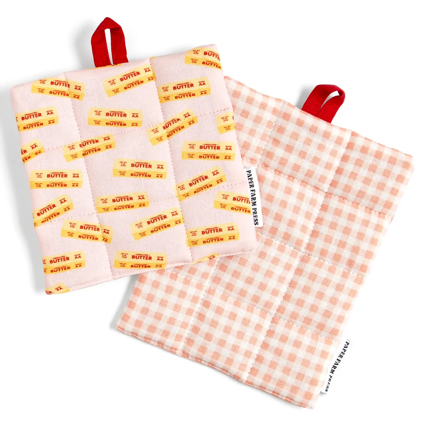 Butter Potholder Set