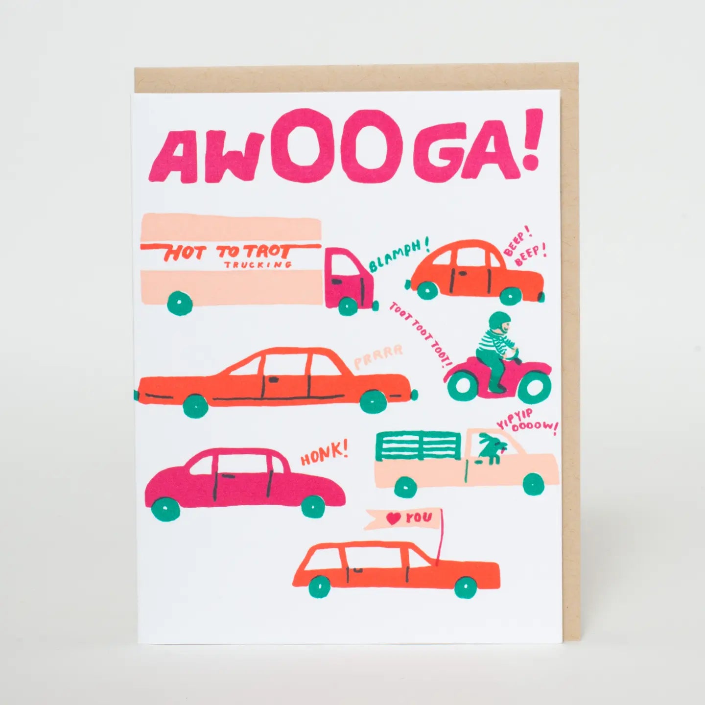 Awooga Valentines Card