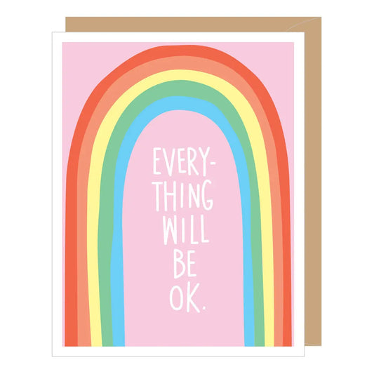 Everything Ok Rainbow Card