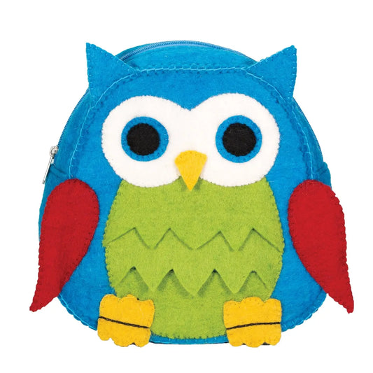 Felted Owl Toddler Backpack