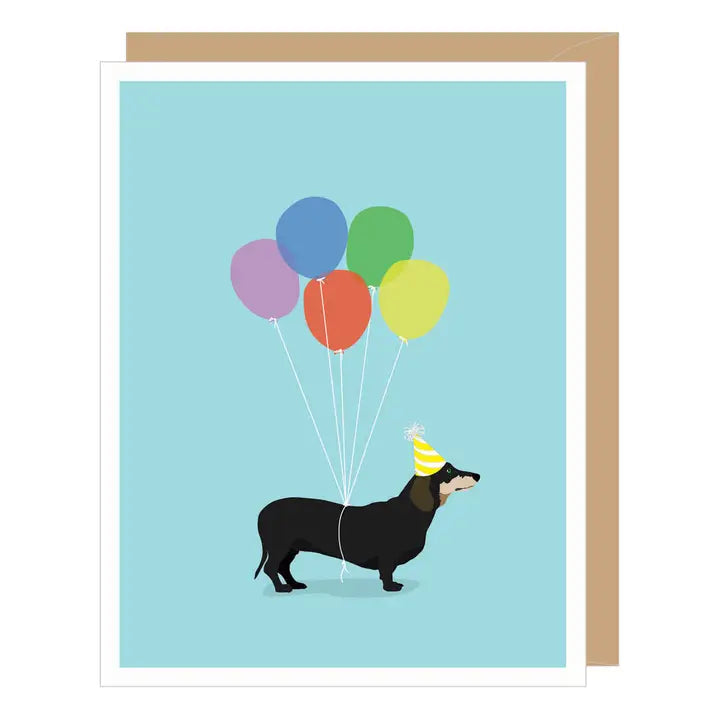 Dachshund Birthday Card