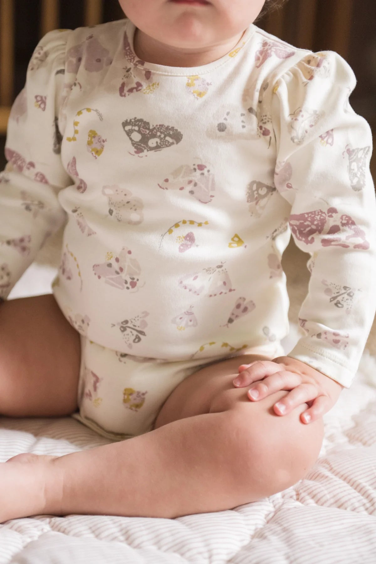 Daydreamer Puffed Long-sleeved Onesie - Ali's Wagon