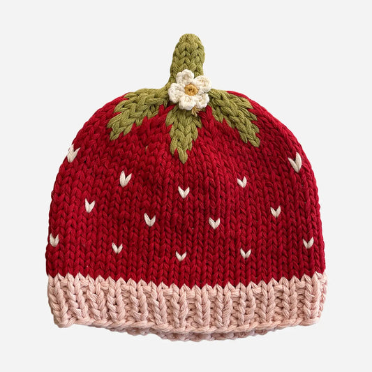 Cotton Strawberry Hat