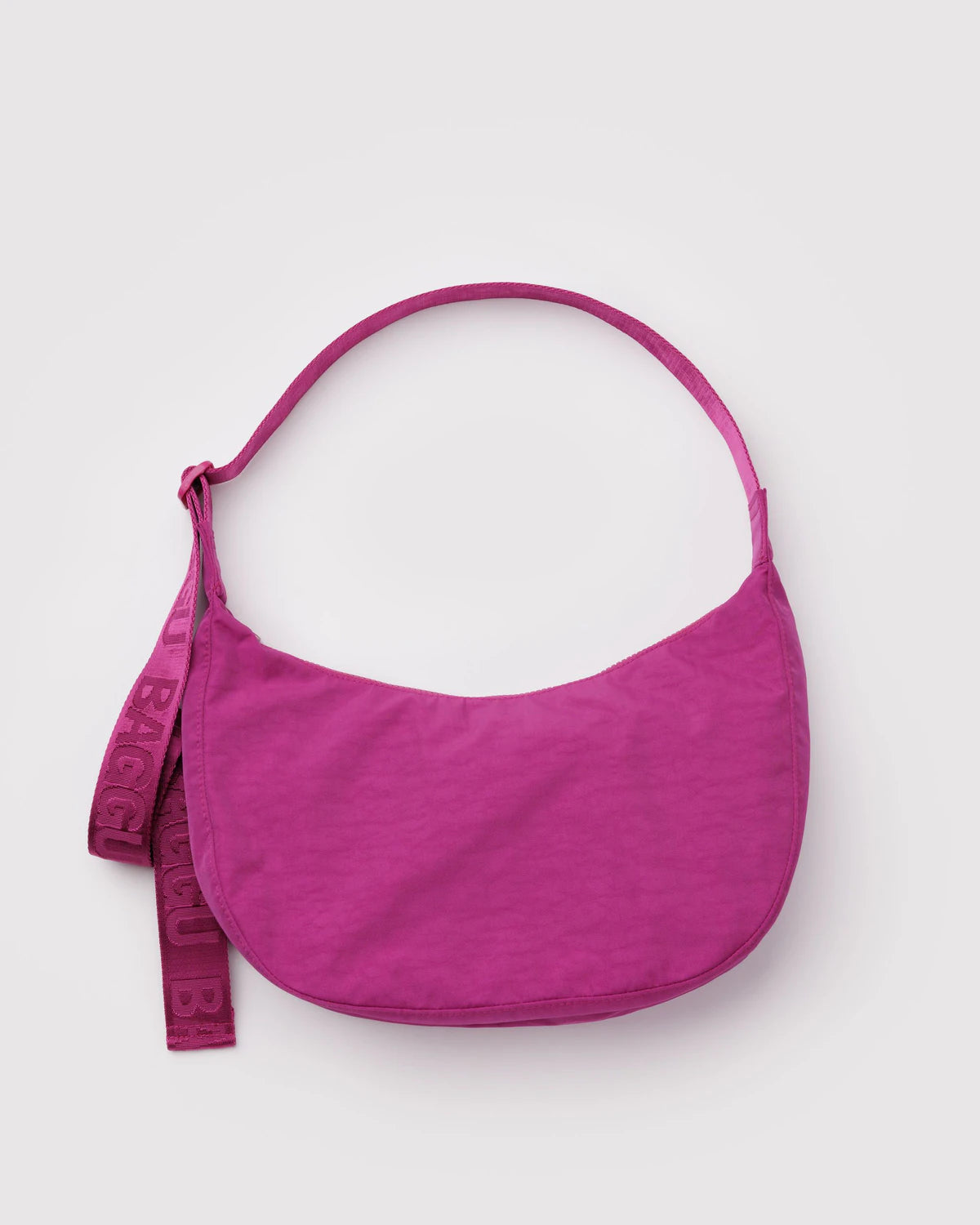 Deep Fuchsia Medium Crescent Baggu