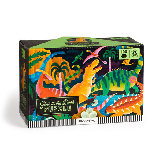 Dinosaur Park Glow in the Dark Puzzle