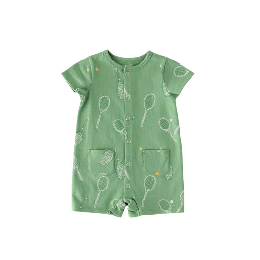Short Sleeve Pocket Romper - Doubles - Ali's Wagon