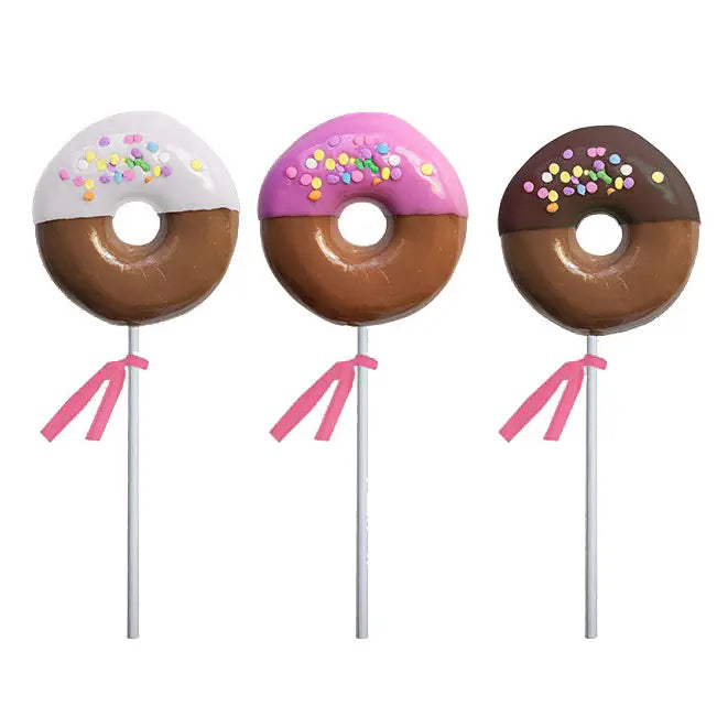 Dipped Confetti Doughnut Lollipop