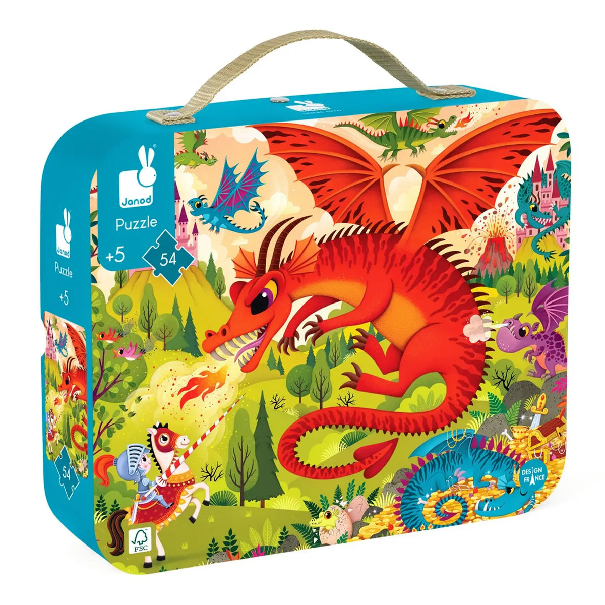 Kingdom of Dragons Suitcase Puzzle - 54 Pieces