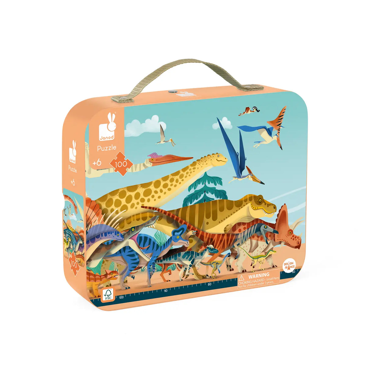 Panoramic Dinosaur Puzzle - 100pcs